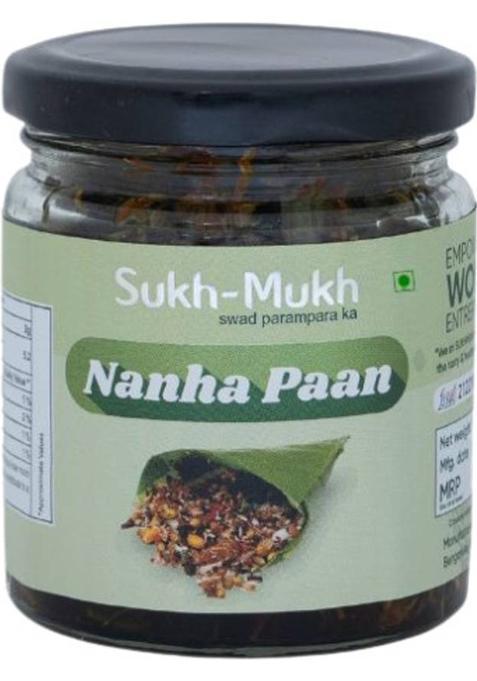 Sukhmukh Mukhwas Nanha Paan | Premium Sweet Mouth Freshener | Traditional Indian Mukhwas Nanha Paan Mouth Freshener  (100 G)