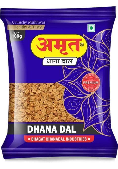 Amrut Dhanadal & Rajwadi Mukhwas Salty Coriander Mouth Freshener Mukhwas Mouth Freshener (4 X 100 G)