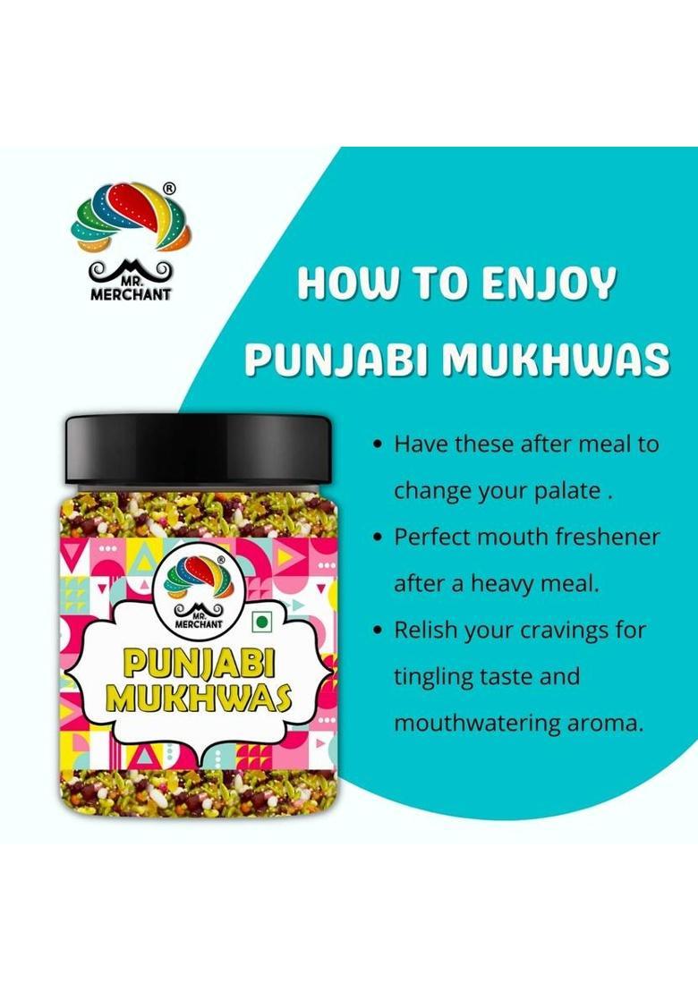 Mr. Merchant Punjabi Mukhwas , Pure And Premium Mukhwas , Good For Digestion , Sweet Mouth Freshener (300 G) Punjabi Mouth Freshener (300 G)