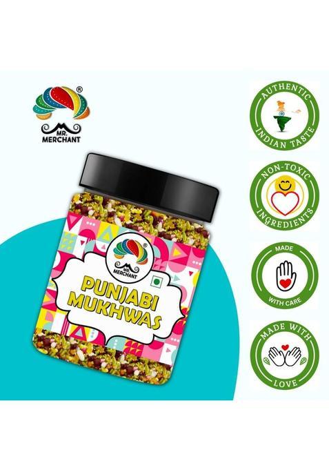 Mr. Merchant Punjabi Mukhwas , Pure And Premium Mukhwas , Good For Digestion , Sweet Mouth Freshener (300 G) Punjabi Mouth Freshener (300 G)