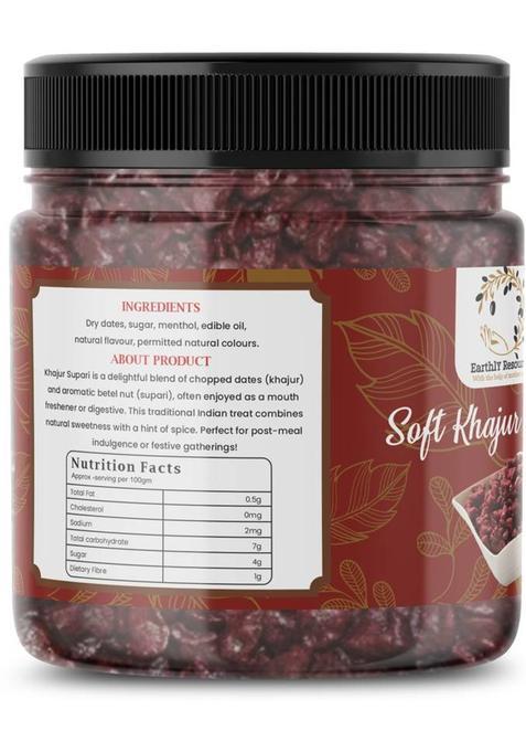 Earthly Resources Soft Khajur Supari |Blend Of Khajur And Supari | Mouth Freshener | 240Gm Khajur Mouth Freshener (240 G)