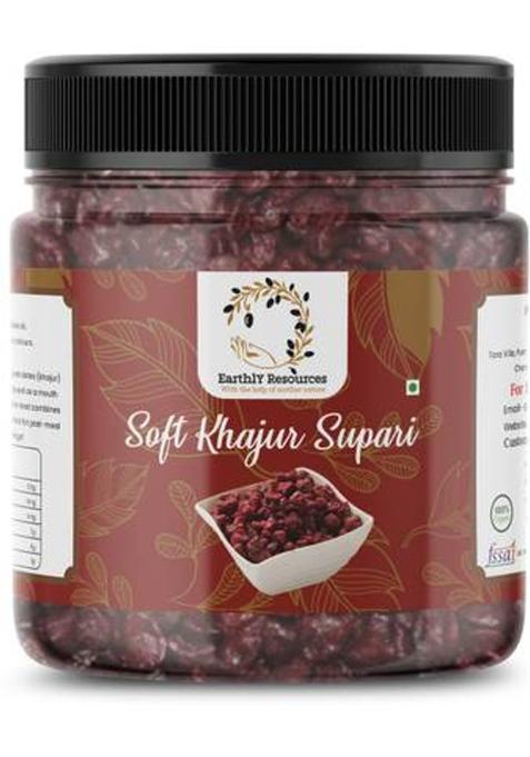 Earthly Resources Soft Khajur Supari |Blend Of Khajur And Supari | Mouth Freshener | 240Gm Khajur Mouth Freshener (240 G)