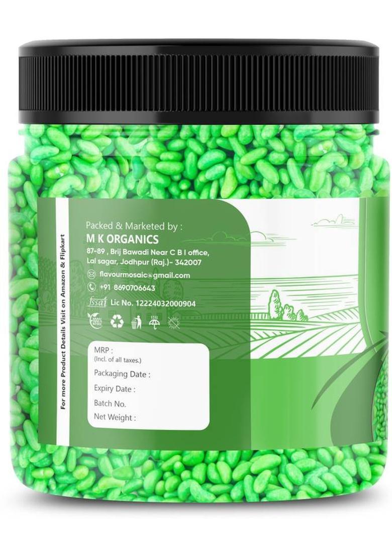 Flavour Mosaic Green Saunf Mukhwas | Sugar Coated Sweet Fennel Seeds Sweet Mouth Freshener (2 X 400 G)