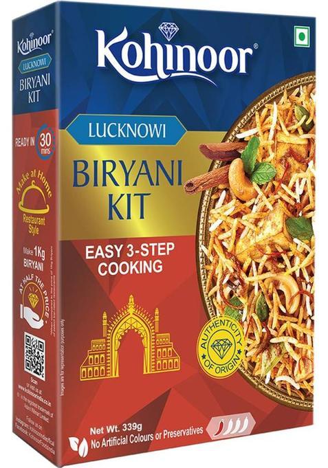 Kohinoor Lucknowi Biryani Kit&nbsp;&nbsp;(333 G)