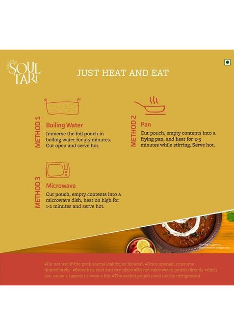 Soultari By Soultari Ready To Eat Shahi Dal Makhni | Rich And Creamy | Just Heat And Eat (300 G)