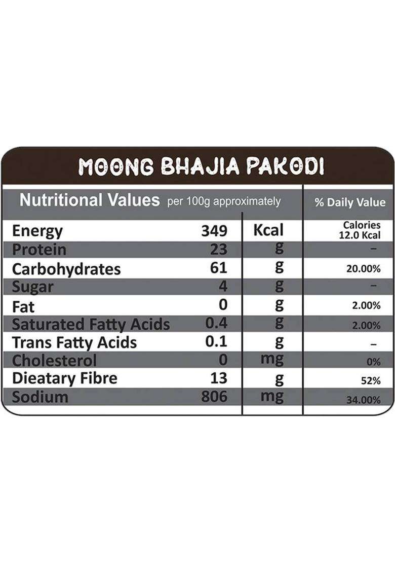 Gm Foods Moong Bhajia Pakodi 400 G - Indya