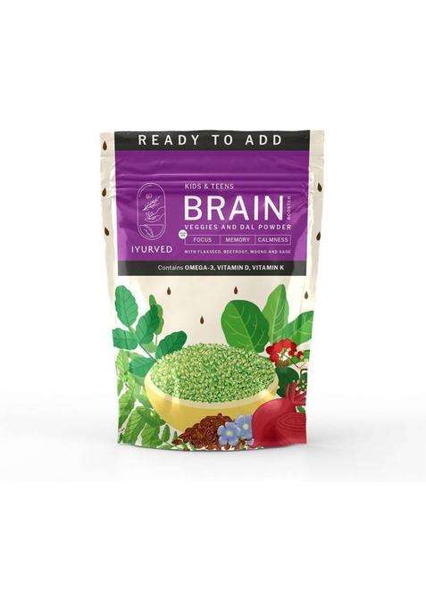 Iyurved Kids & Teens Brain Booster Veggies And Dal Powder 300 G