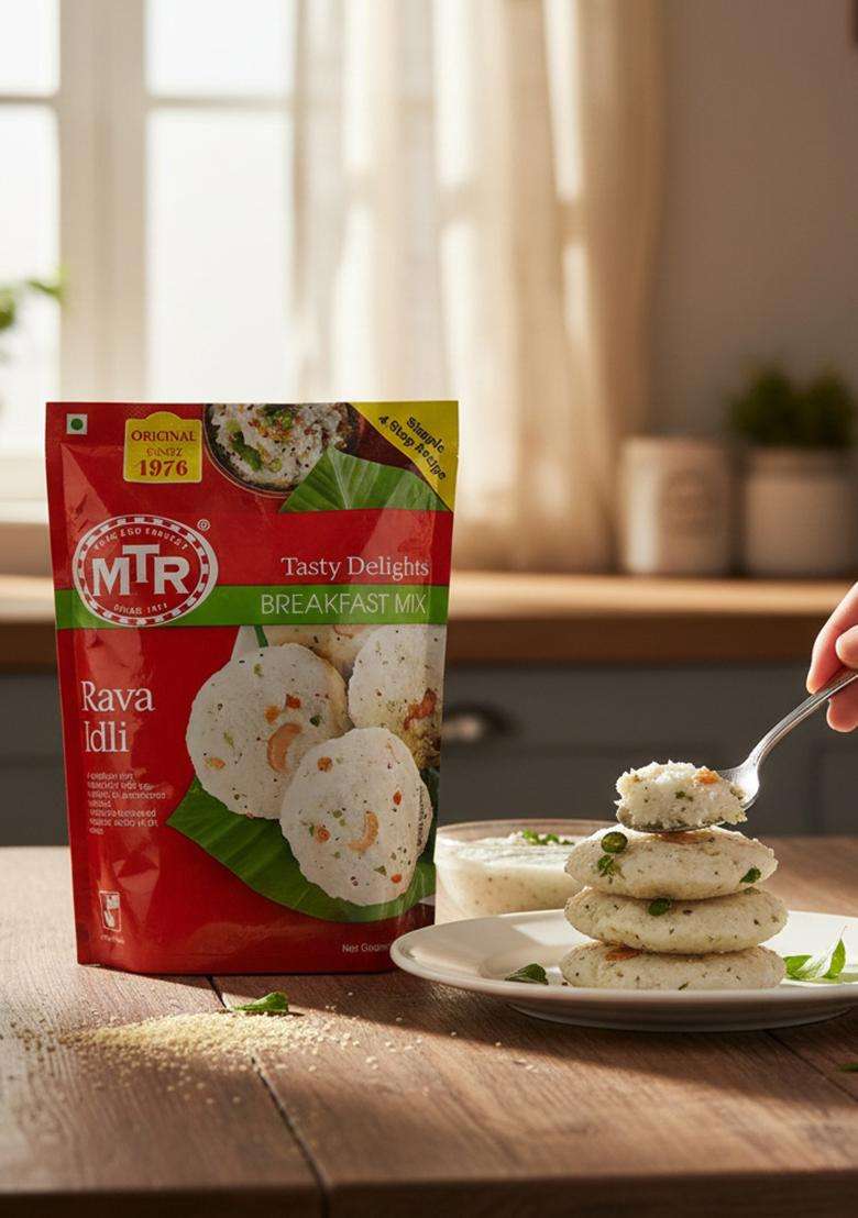 Mtr Instant Rava Idli Mix, 500G 1000 G&nbsp;&nbsp;(Pack Of 2) - Indya