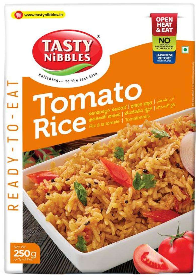 Tasty Nibbles Ready To Eat Tomato Rice 250G X3&nbsp;&nbsp;(750 G) - Indya