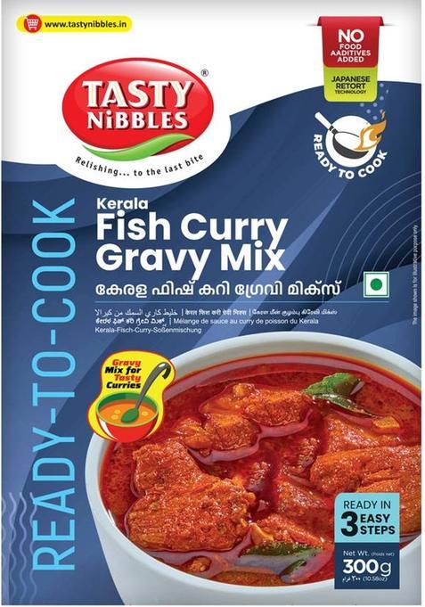 Tasty Nibbles Ready To Cook Kerala Fish Curry Gravy Mix 300G|No Added Preservatives 300 G