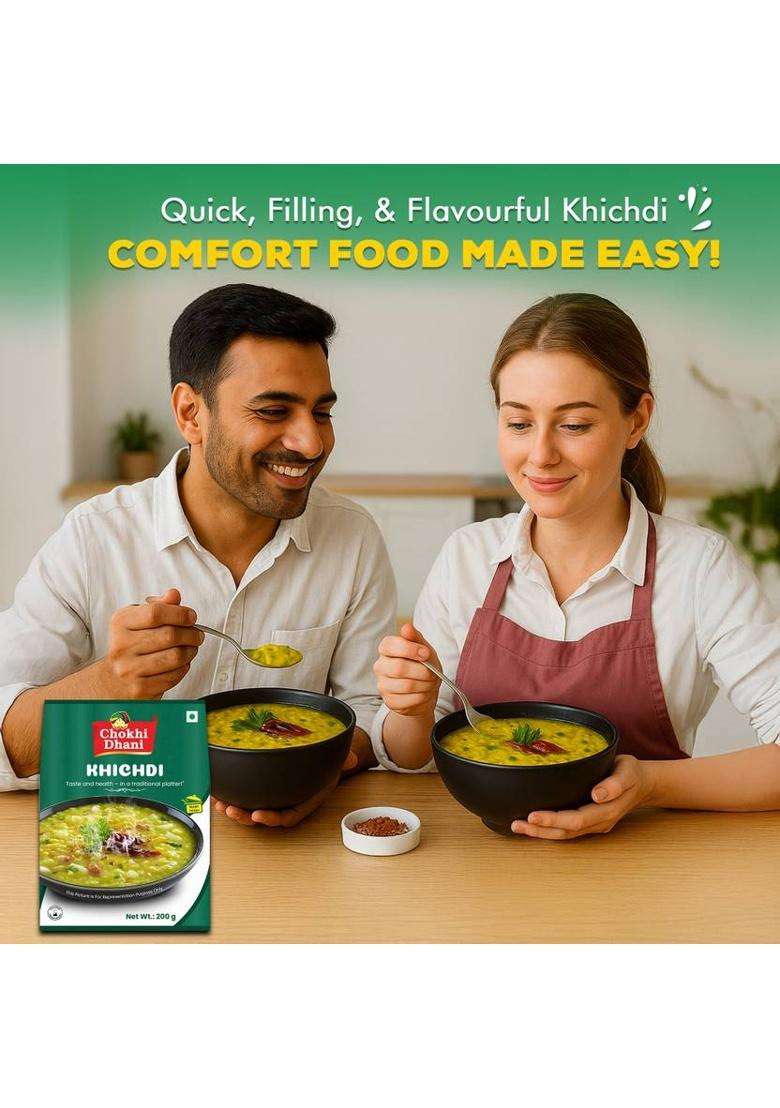 Chokhi Dhani Foods By Na Ready To Eat Khichdi 200GmÂ&nbsp;Â&nbsp; 200 G - Indya