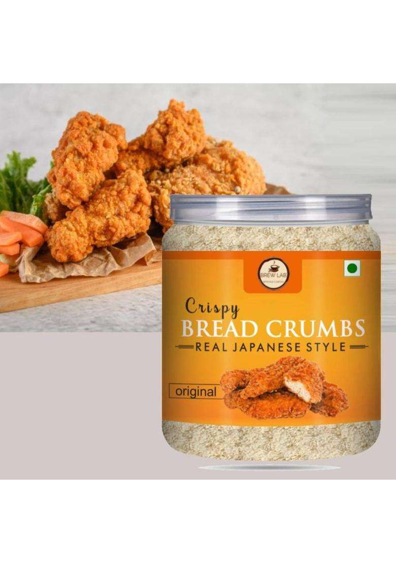 Brew Lab Panko Japanese Style Bread Crumbs For Cutlets , Fried Chicken , Snacks 100 G - Indya