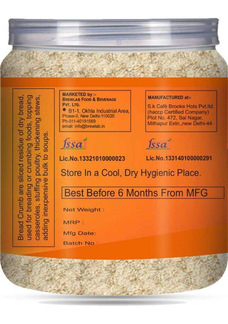 Brew Lab Panko Japanese Style Bread Crumbs For Cutlets , Fried Chicken , Snacks 100 G - Indya
