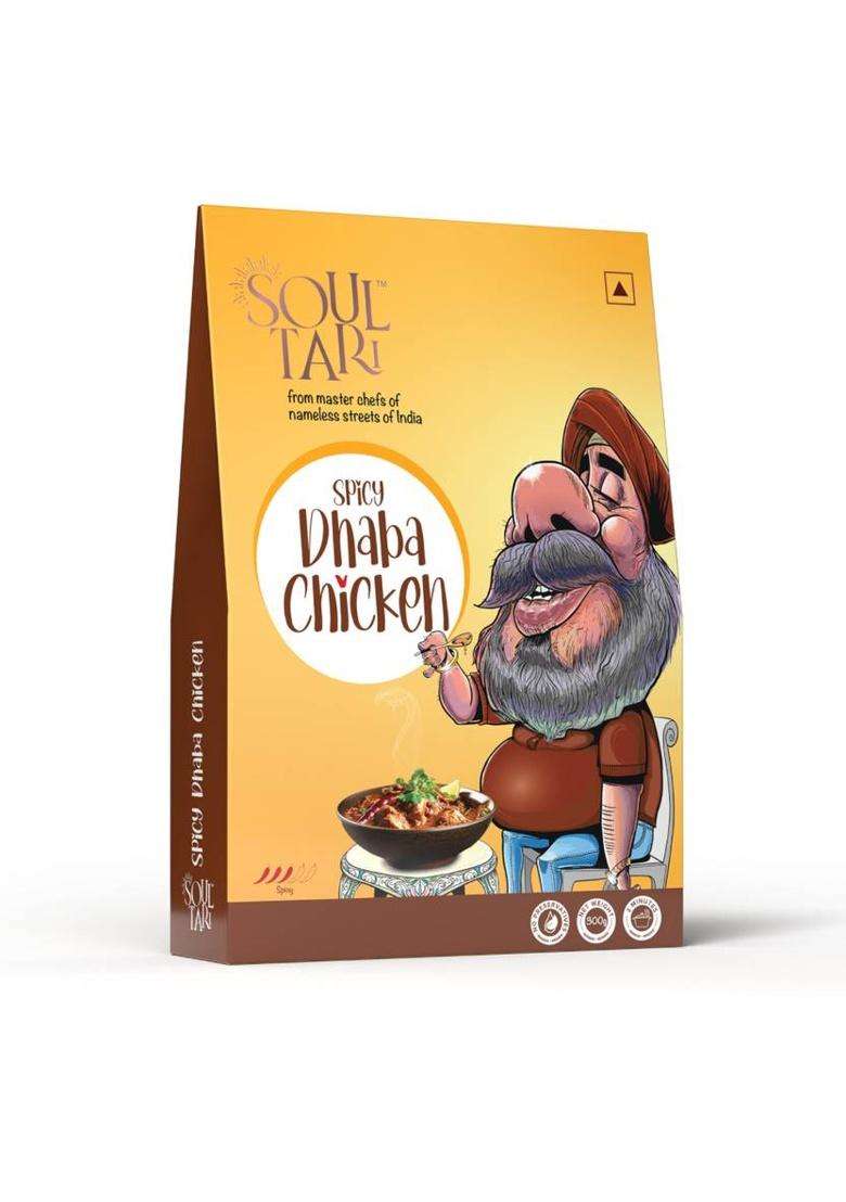 Soultari By Ready To Eat Dhaba Chicken | In A Spicy Style Curry |Just Heat EatÂ&nbsp;Â&nbsp; 300 G - Indya
