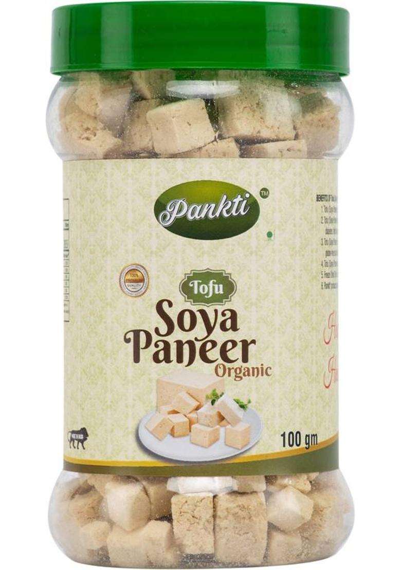Pankti Freeze Dried Tofu Cubes (Soya Paneer) 100 G - Indya