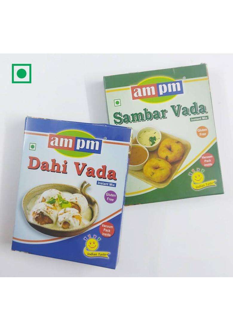 Ampm Vada/Medu Vada & Dahi Vada/Bhalla Instant Ready Mix Pack Of 2 400 G&nbsp;&nbsp;(Pack Of 2) - Indya