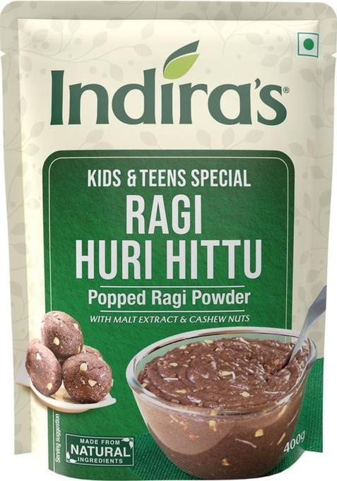 Indira By Indira'S Ragi Huri Hittu Special Kids & Teens&nbsp;&nbsp;(400 G)