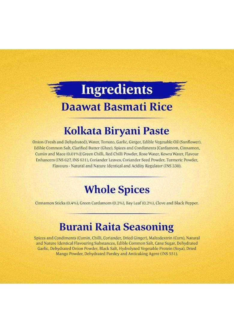 Daawat Biryani Kit Kolkata&nbsp;&nbsp;(334 G) - Indya