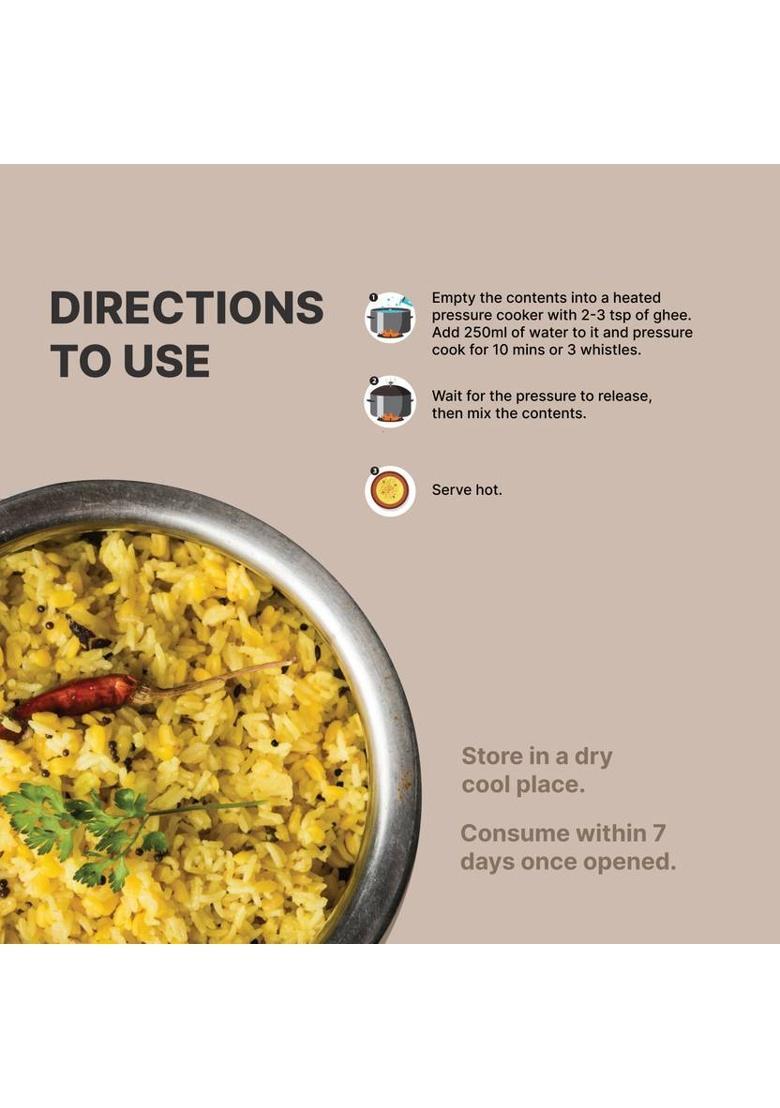 Tff The Food Formula Khichdi Premix Ready To Cook Breakfast Mix Ready In 10 Mins Millet Khichdi 100 G