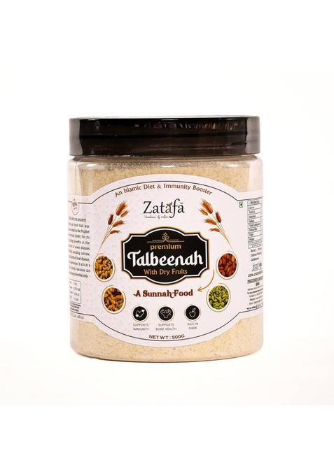Zatafa Talbina With Mix Dry Fruits, Healthy & Natural Breakfast Cereal, Sunnah Food 500 G