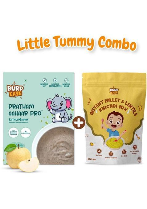 Burpease Instant Millet & Lentils Khichdi Mix + Pratham Aahaar Pro Apple Flavour (Combo)&nbsp;&nbsp;(800 G)