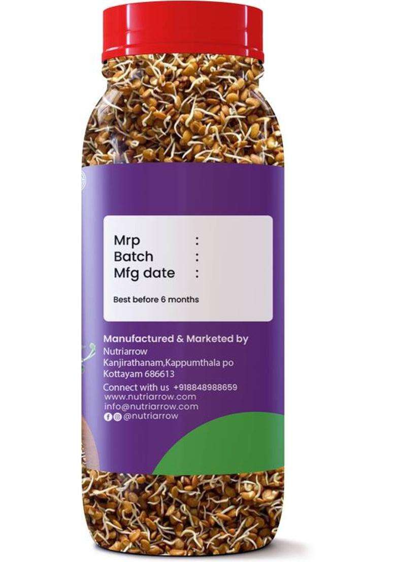 Nutriarrow Unpolished Sprouted Horse Gram |Traditional Millet | High In Protein 400 G - Indya