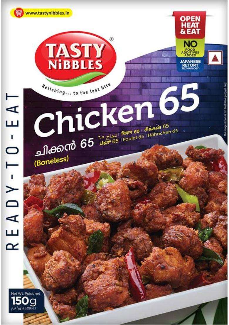 Tasty Nibbles Ready To Eat Chicken 65 Pouch [Pack Of 1]&nbsp;&nbsp;(150 G) - Indya