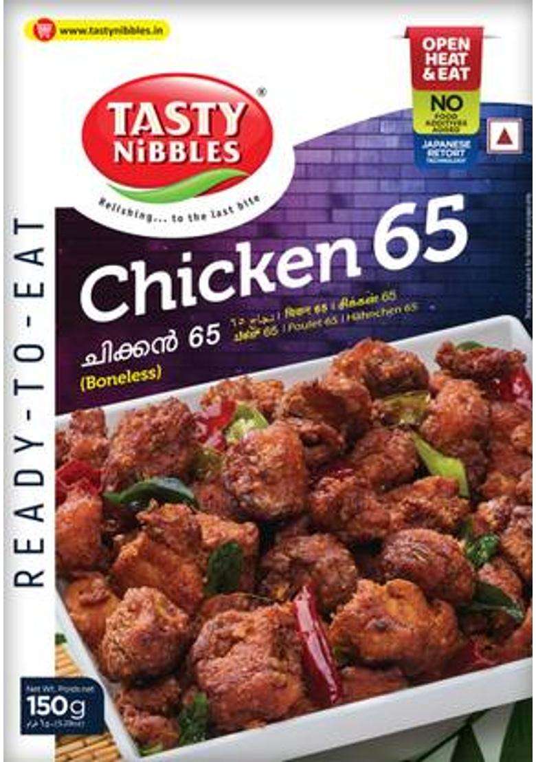 Tasty Nibbles Ready To Eat Chicken 65 Pouch [Pack Of 1]&nbsp;&nbsp;(150 G) - Indya