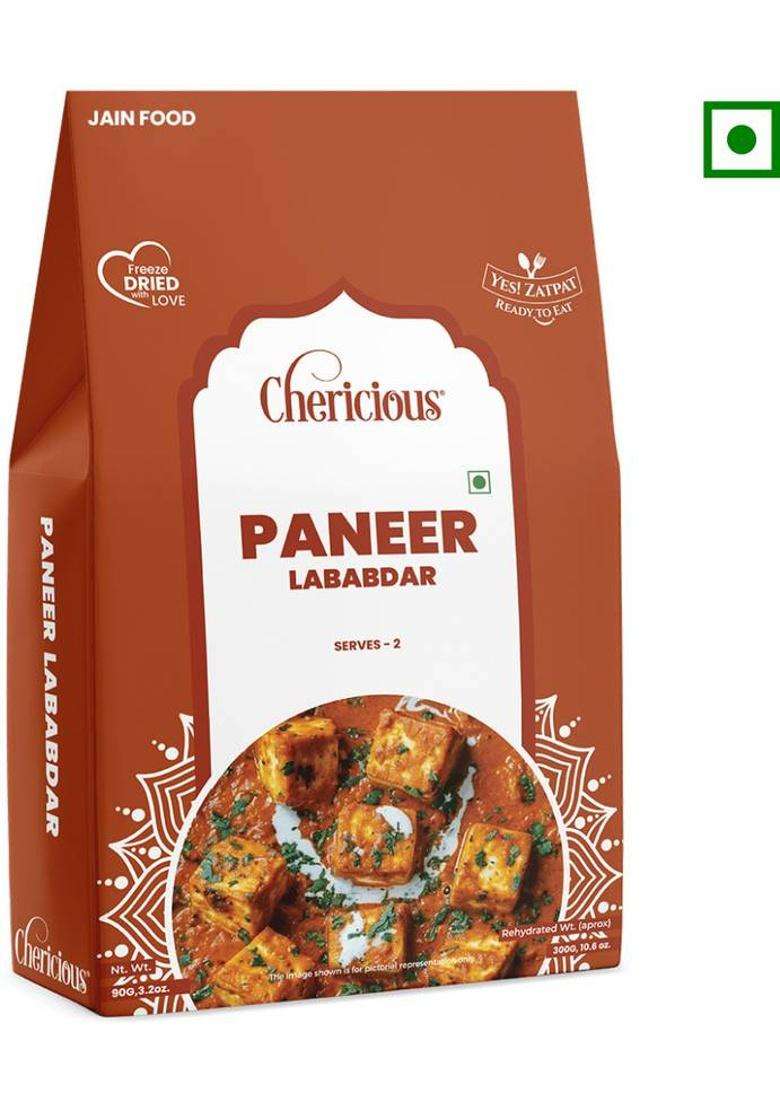 Chericious Ready To Eat Jain Paneer Lababdar (Re.Hy.Wt. 300 Gms), No Preservatives, Healthy&nbsp;&nbsp;(90 G) - Indya