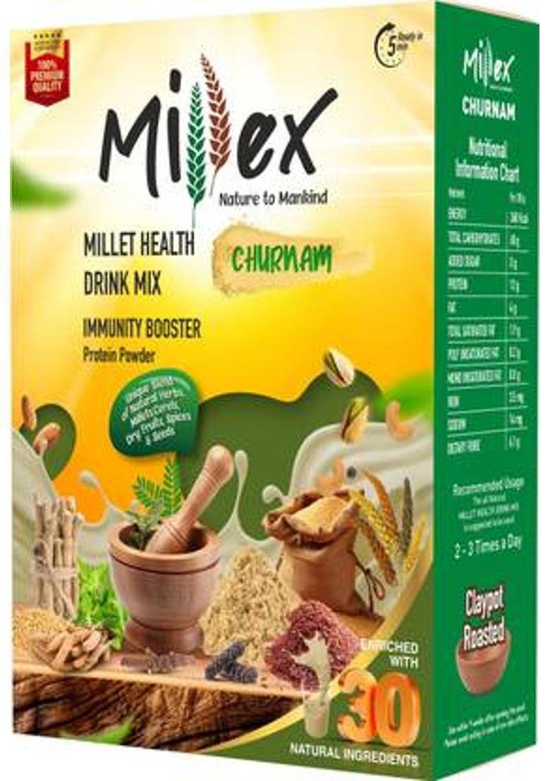Millex Millet Health Drink Mix With Churnam|30 Natural Nutritions & 18 Herbs| 1 Kg
