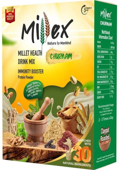Millex Millet Health Drink Mix With Churnam|30 Natural Nutritions & 18 Herbs| 1 Kg