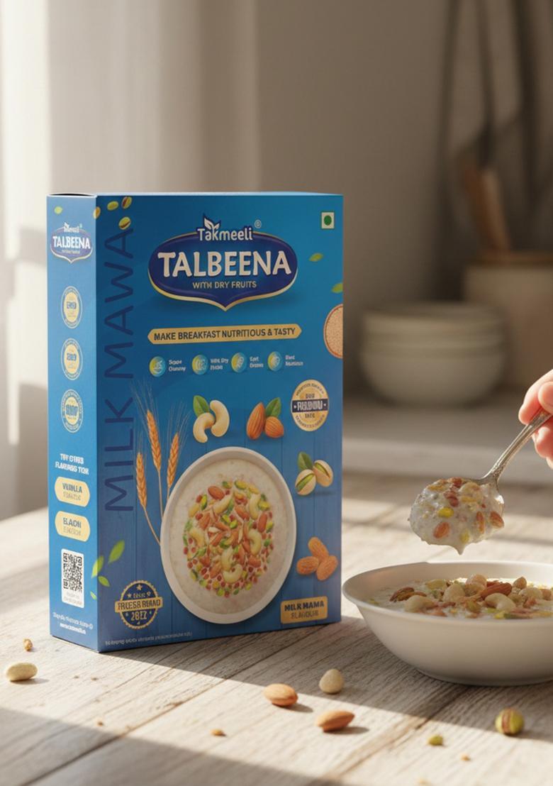 Takmeeli Talbeena With Dry Fruits – Milk Mawa Flavour | Premium Pack | Pack-1 |250G = 1 X 250 G