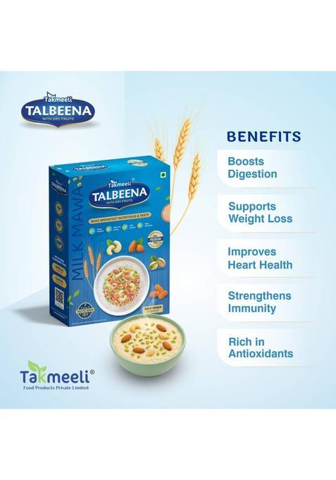 Takmeeli Talbeena With Dry Fruits – Milk Mawa Flavour | Premium Pack | Pack-1 |250G = 1 X 250 G
