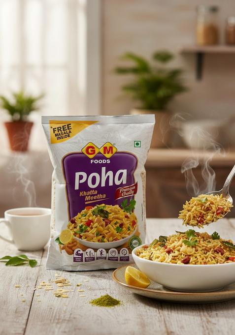 Gm Foods Khatta Meetha Poha 500 G 500 G