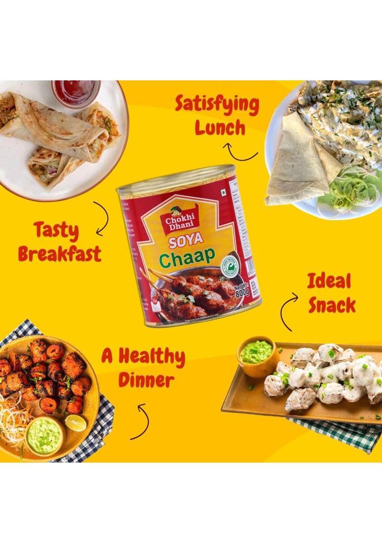 Chokhi Dhani By Na Veg Soya Chaap (800 G)
