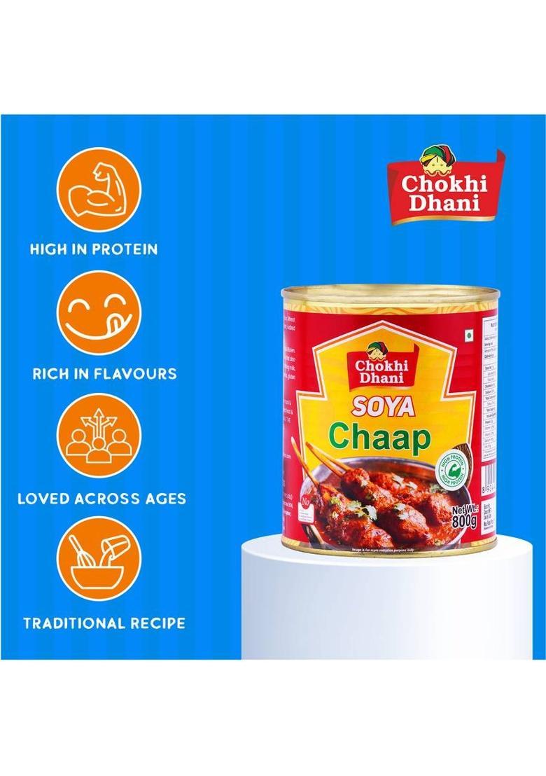 Chokhi Dhani By Na Veg Soya Chaap (800 G)