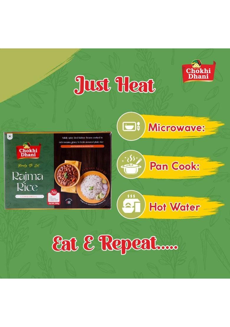 Chokhi Dhani Foods By Na Rajma With Rice Ready To Eat 360Gm (360 G)