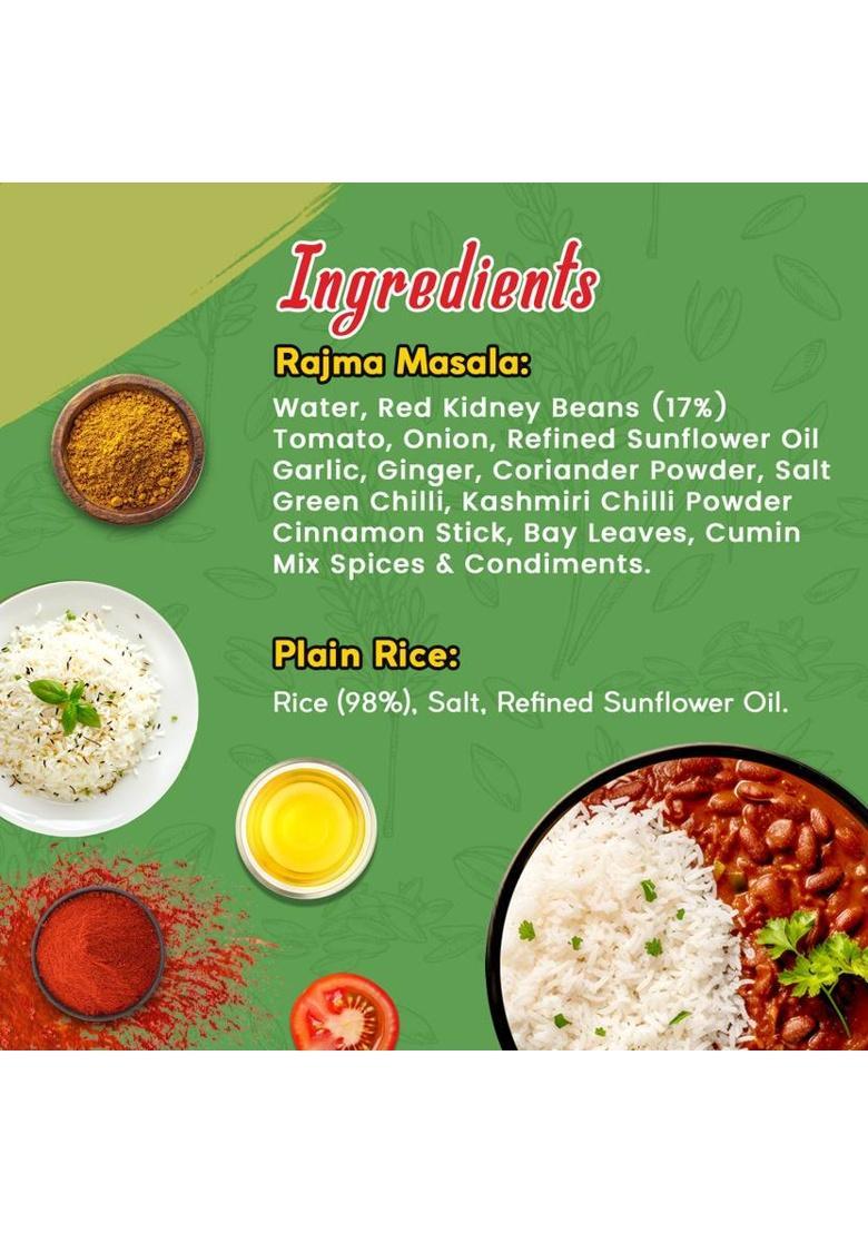 Chokhi Dhani Foods By Na Rajma With Rice Ready To Eat 360Gm (360 G)