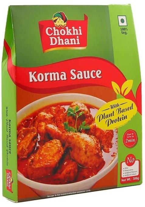 Chokhi Dhani Foods By Na Korma Gravy | Plant Based Protein&nbsp;&nbsp;(300 G)