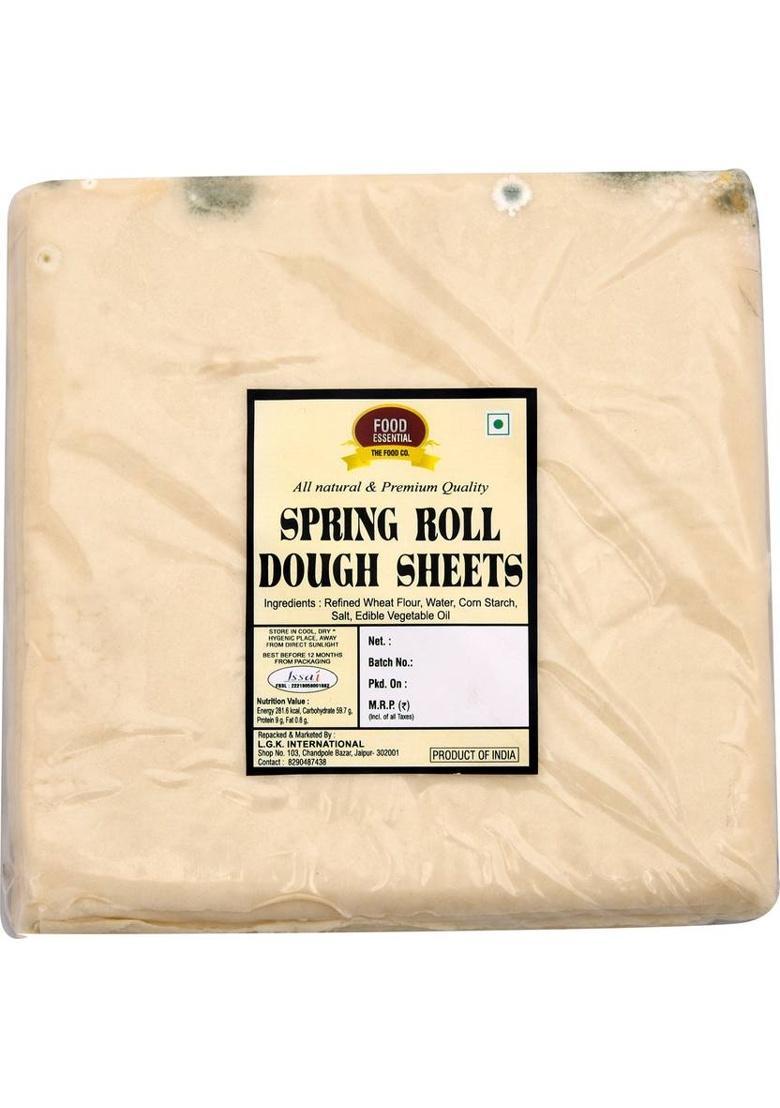 Food Essential Spring Roll Sheet 1 Kg. Pack Of 2 (50 Sheets In Each) (1 Kg)