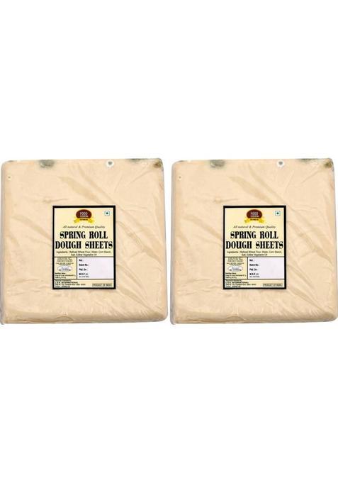 Food Essential Spring Roll Sheet 1 Kg. Pack Of 2 (50 Sheets In Each) (1 Kg)