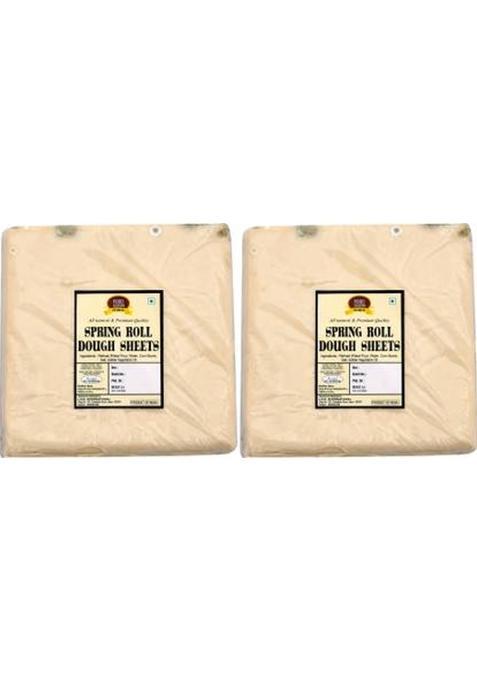 Food Essential Spring Roll Sheet 1 Kg. Pack Of 2 (50 Sheets In Each) (1 Kg)
