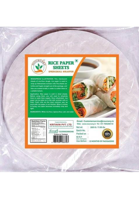 Food Essential Spring Roll Sheet 1 Kg. Pack Of 2 (50 Sheets In Each) (1 Kg)