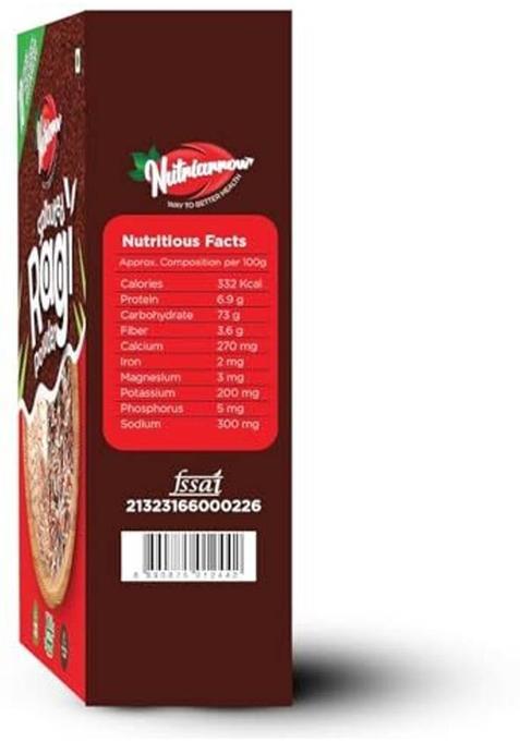Nutriarrow Sprouted Ragi Powder 200G | Nutritious Than Normal Ragi | Natural & Healthy 200 G