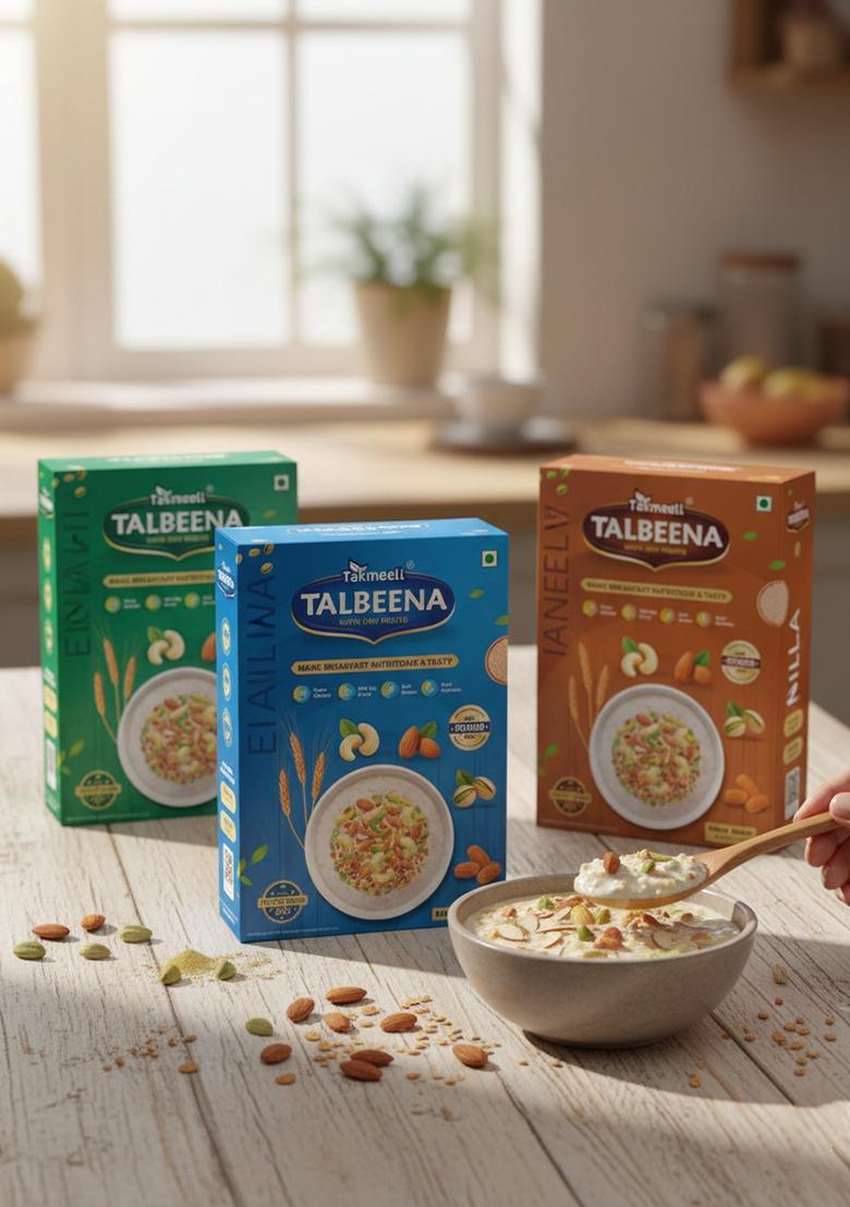 Takmeeli Talbeena With Dry Fruits – Combo | Premium Pack | Pack-3 | 250G X 3 = 750 G (Pack Of 3)