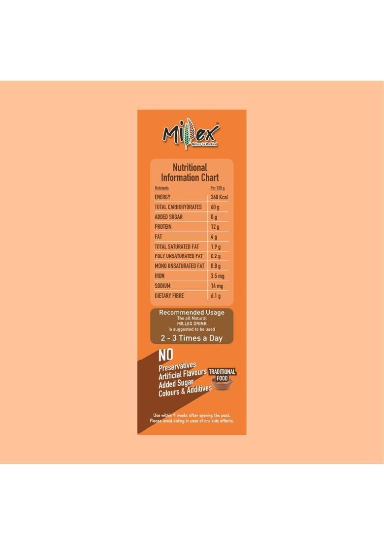 Millex Healthy Mix Millet |30 Natural Sprouted Cereal Mix| Multigrain Health Drink 800 G (Pack Of 2)