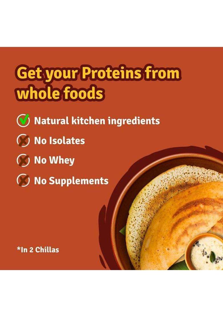 Prolicious Millet Dosa & Uttapam Mix|High Protein & Fiber Breakfast|Kitchen Ingredients�| 400 G - Indya