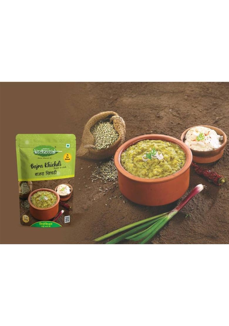 Kitchential Bajra Khichdi | Ready To Cook | Healthy Meal (Pack Of 2