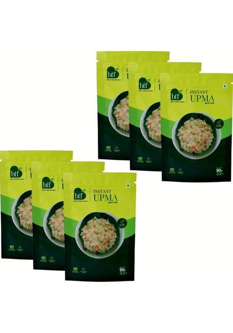 Bff Instant Upma 90G X 6 Instant Breakfast | Ready To Cook | Quick Easy & Delicious&nbsp;&nbsp;(540 G)
