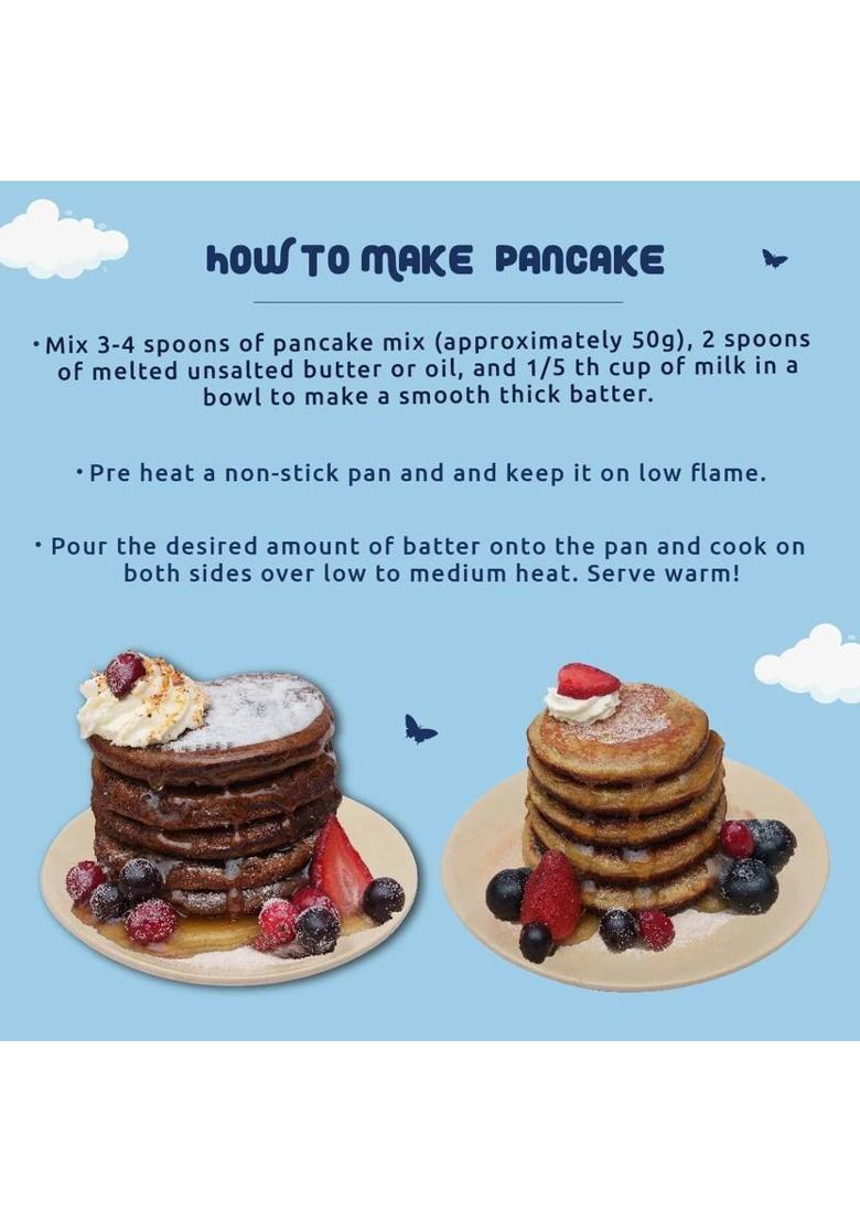 Gladful Sprouted Protein Banana And Choco-Banana Millet Pancake Mix 300 G (Pack Of 2)